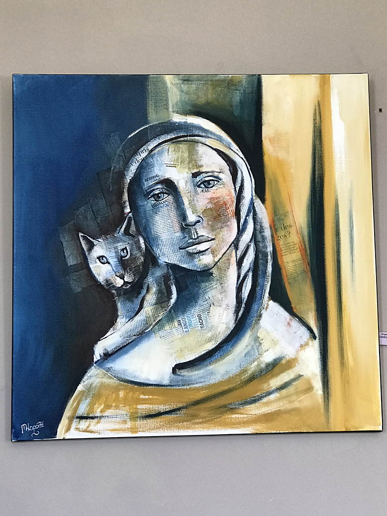 Art by Muriel Laporte in Hotel Cosmos, Contrexéville 
